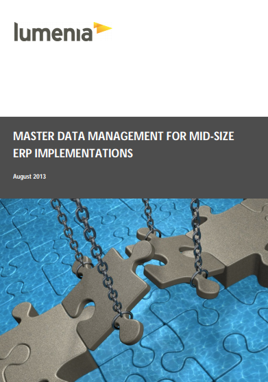 Master Data Management for Mid-sized ERP Implementations Cover